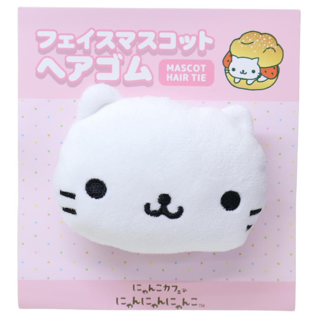 にゃんにゃんにゃんこ ヘアアクセ フェイスマスコットヘアゴム[品番