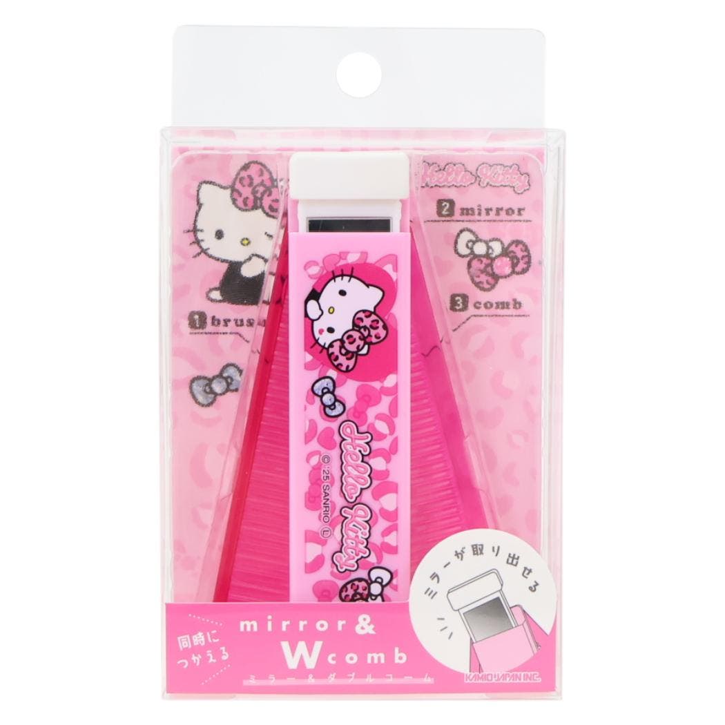 ハローキティ 身だしなみセット ミラー＆ダブルコーム[品番