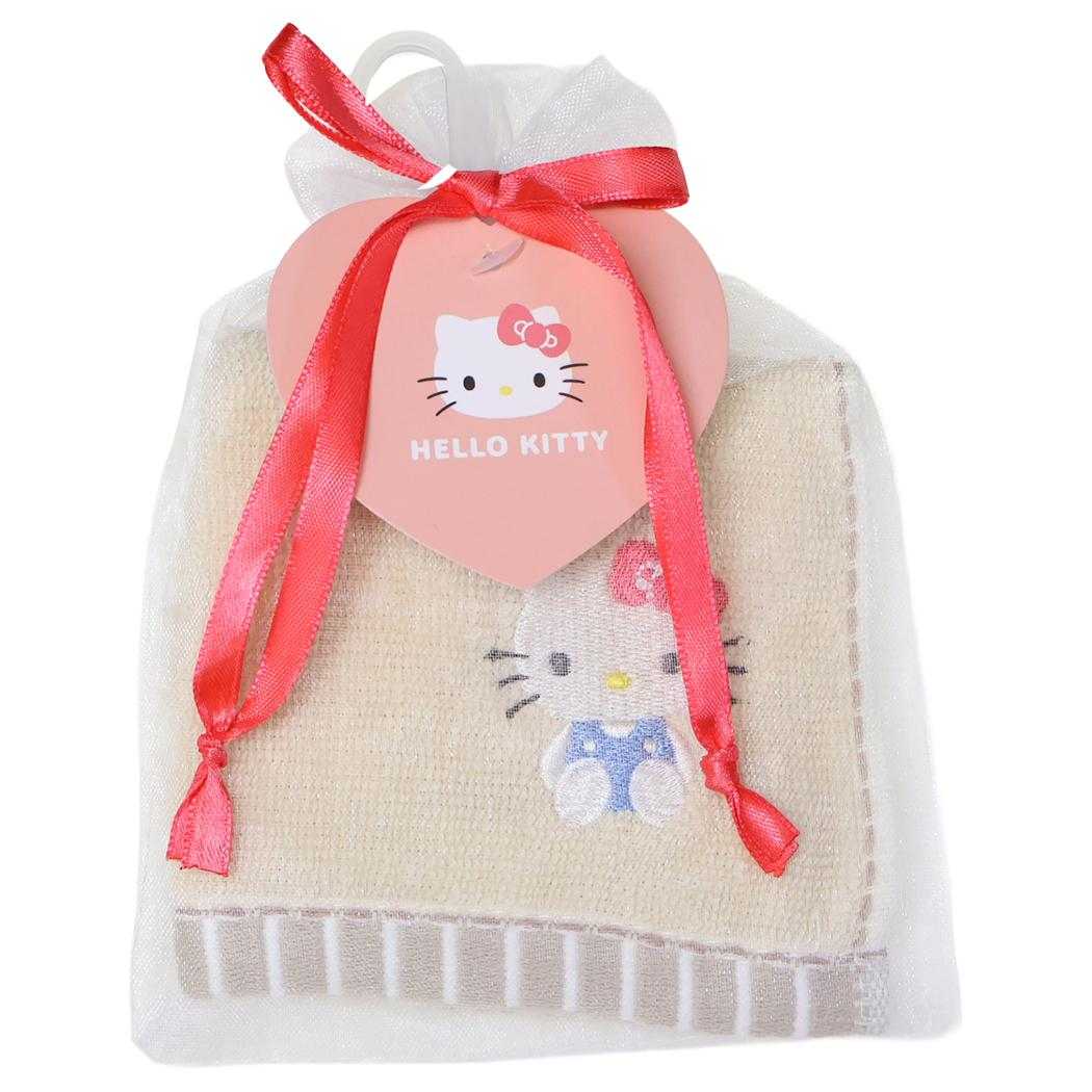 ☆135枚！☆キティー♡タオルハンカチ♡ ハローキティ ミニタオル3枚組 お掃除柄 約16×16cm 綿100％ タオル