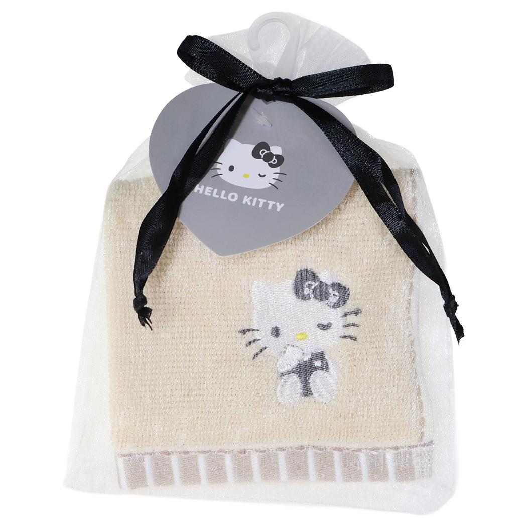 ハローキティ ミニタオル 巾着入りタオルハンカチ[品番：BREW0202616