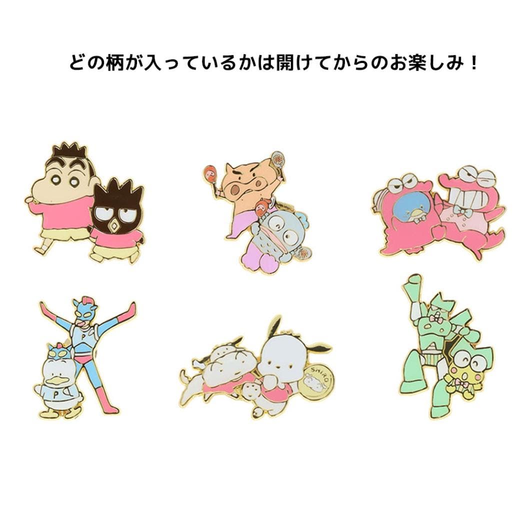 最終値下げ★ピンズセット★ドラえもん★アンパンマン★サンリオ★キャラクターバッジ クレヨンしんちゃんxサンリオキャラクターズ ピンズ ピンバッジ[品番