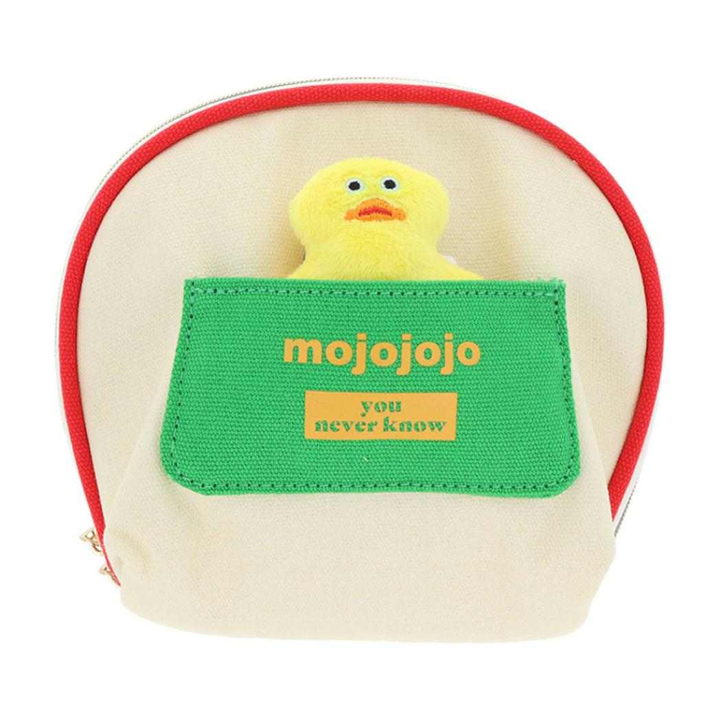 mojojojo ミニポーチ ぬいぐるみバッジ付きポーチ[品番：BREW0208024