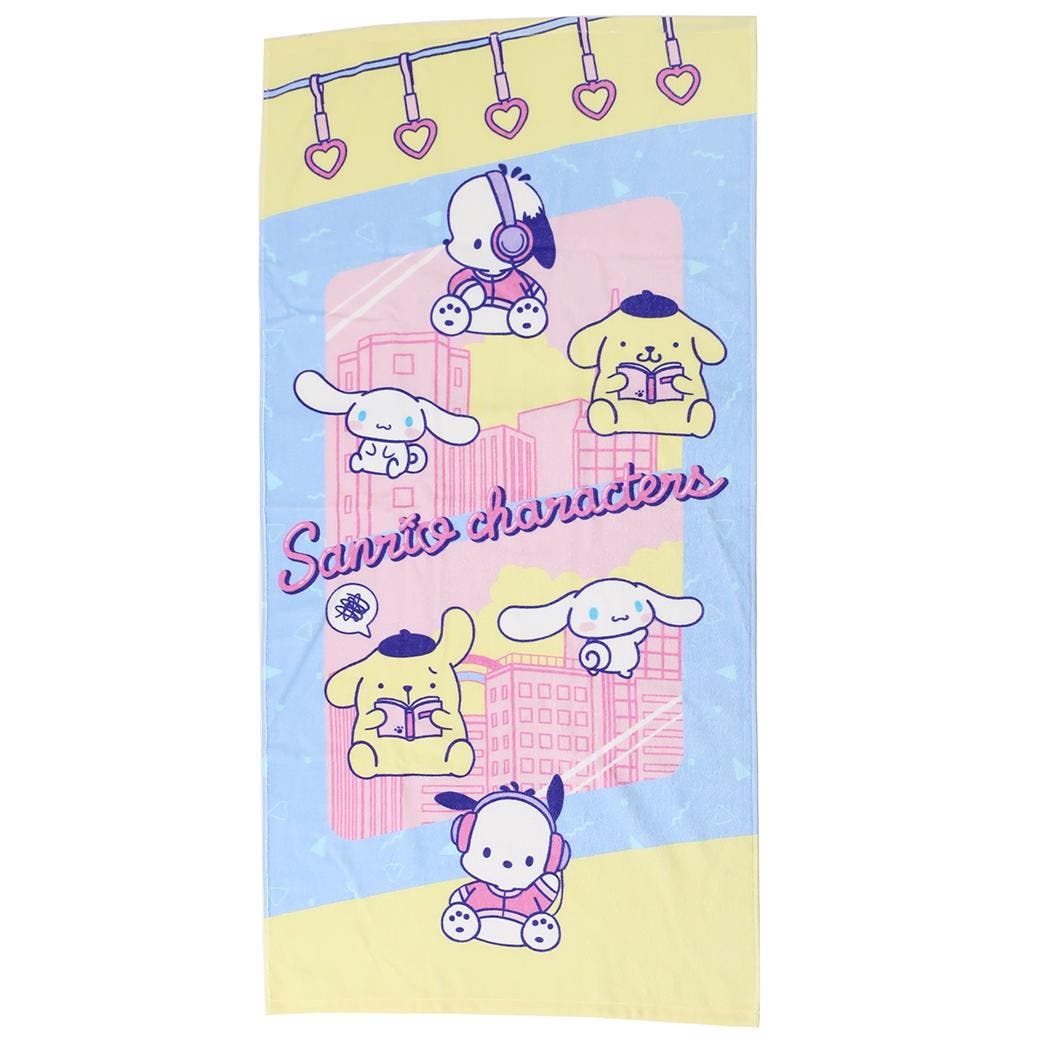 サンリオキャラクターズ バスタオル プリントビッグタオル[品番