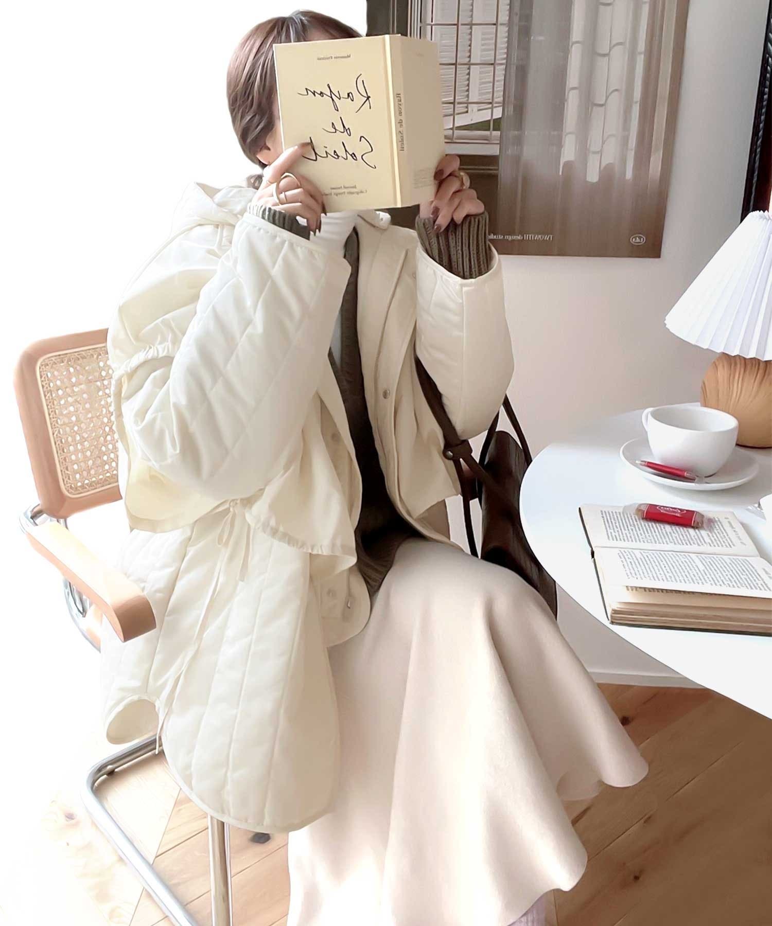 360度お洒落映え。レイヤードキルティングブルゾン[品番：WZ000003947