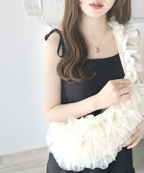 pium チュールフリルバッグ チュールフリルバッグ – pium