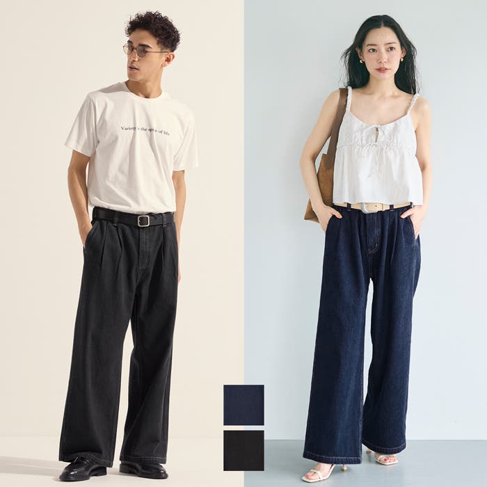 ツータックワイドパンツ メンズ[品番：PA000016591]｜coca（コカ