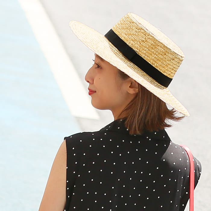 BROOKES BOSWELL つば広　麦わら帽子【19】 BROOKES BOSWELL つば広 麦わら帽子【19】 BROOKES BOSWELL つば