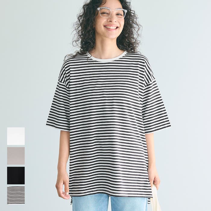 低価格 オーバーサイズTシャツ レディース[品番：PA000016950]｜coca レディースウェア
