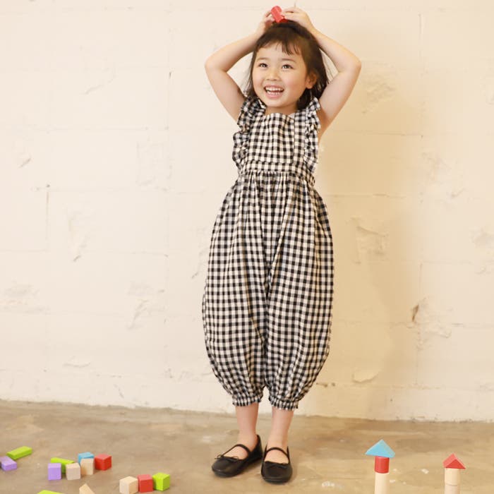Bibiy. ギンガムチェオールインワン　M 16-190511206-01.jpg