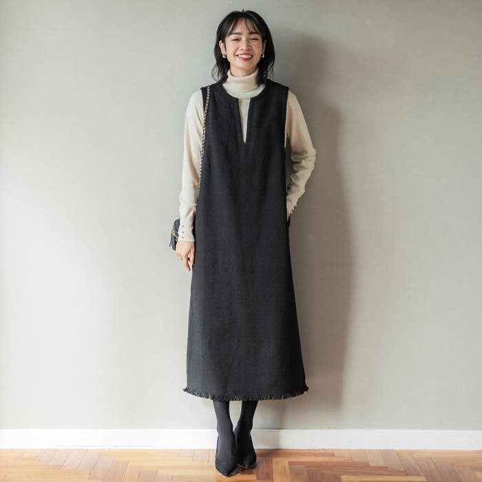 Takako.S.☆様 ツィードジャンパースカート シルクネップツイード ジャンパースカート（OPWSSW0510