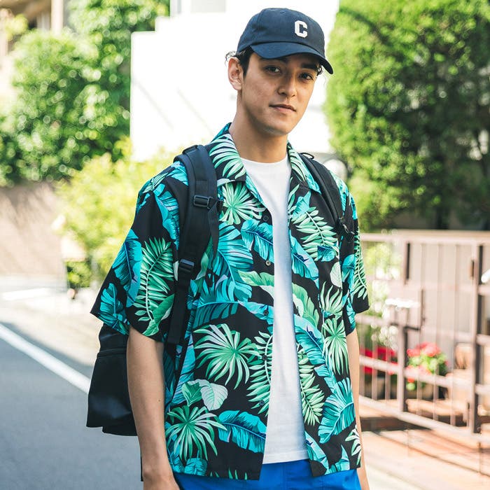 【入手困難】珍品 花柄 2点セット 柄シャツ 26-230327101-13.jpg