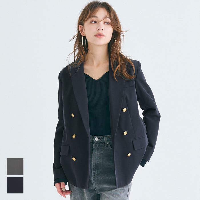 サチコ　超美品　ESCADA レザー ジャケット ゴールドボタン 26-240514001-26.jpg