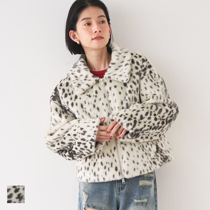 アニマルフェイクファージャケット[品番：PA000016491]｜coca