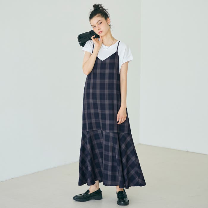 チェックキャミワンピース[品番：PA000017380]｜coca（コカ）の