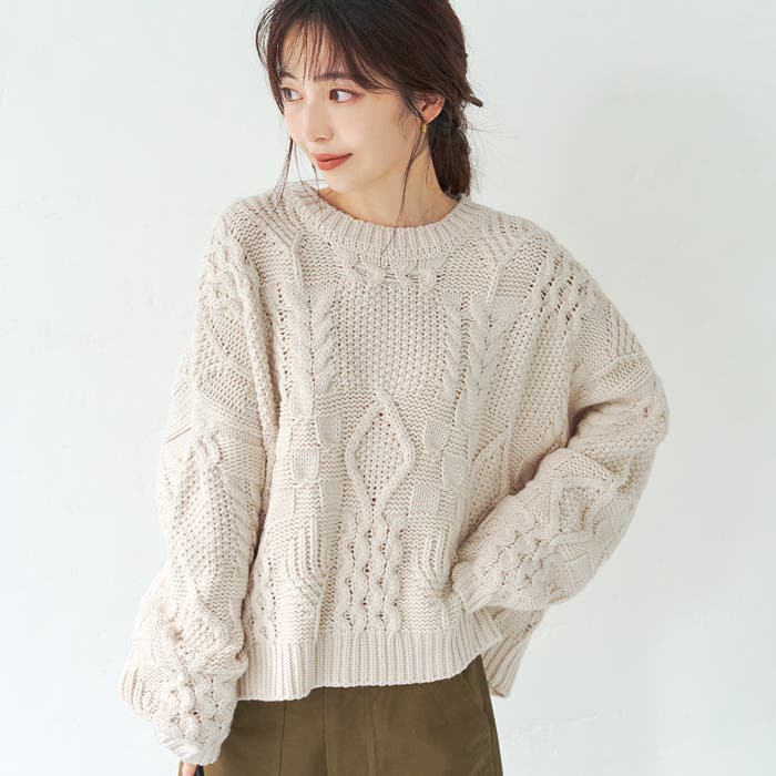 IENA - 極美品 23SS ババコ♡GIMA Cotton Cable プルオーバー