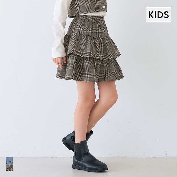 フリルミニスカート キッズ[品番：PA000017550]｜coca（コカ）｜キッズ