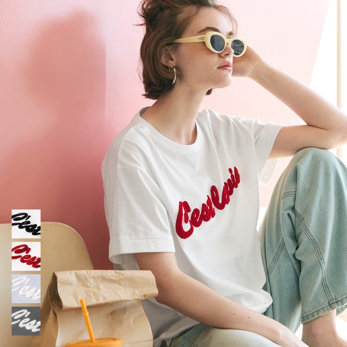 TC天竺カレッジプリントTシャツ[品番：PA000015996]｜coca（コカ