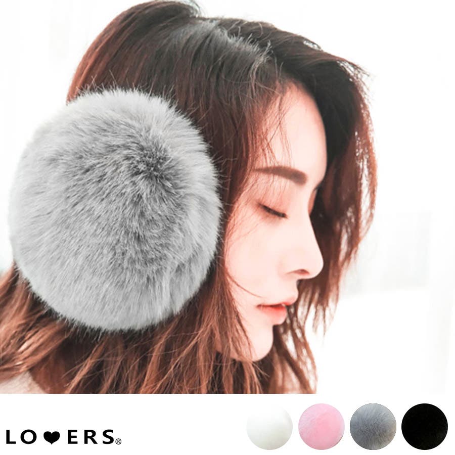 冬新作 シンプルファーイヤーマフ 小物[品番：JP000004663]｜LOVERS