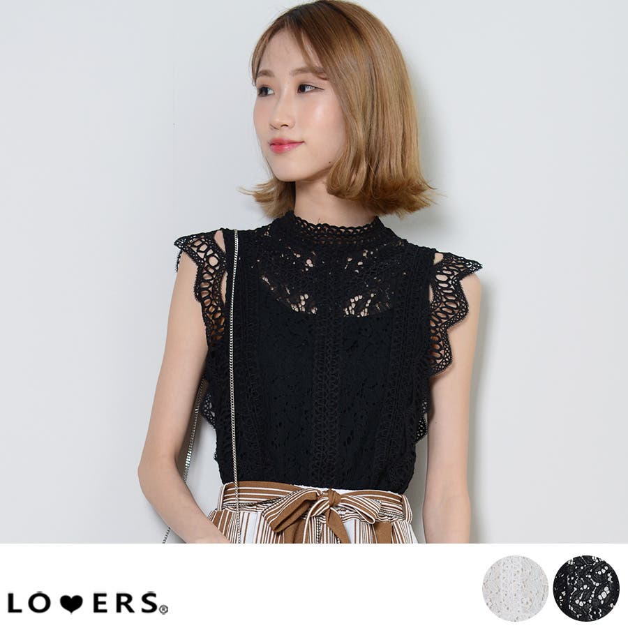 春新作 レースノースリーブ ma[品番：JP000005462]｜LOVERS