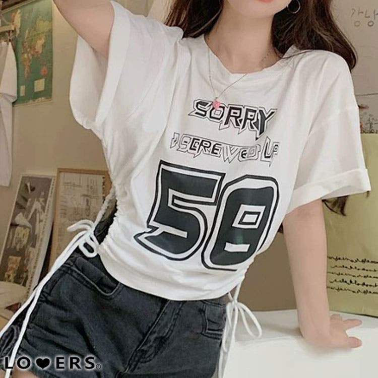 新品未使用 NAPTIME プリントBIGT- SHIRTS-総柄　＋キャップ 夏新作 ナンバリング サイドシャーリング[品番：JP000006954