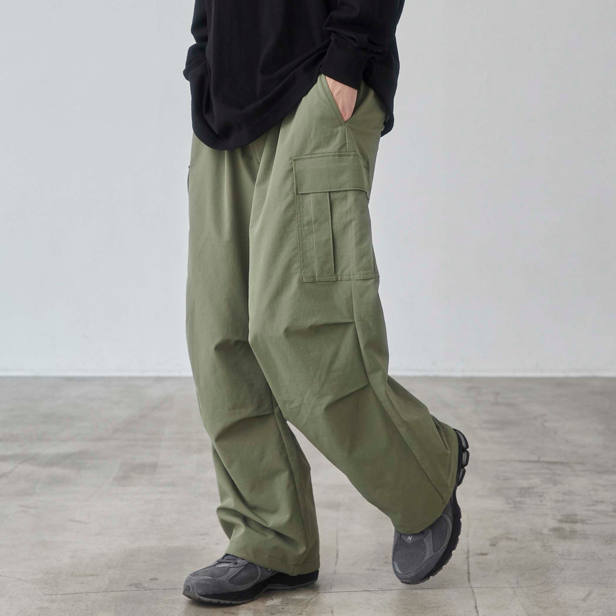 リップストップ6ポケットワイドカーゴパンツ[品番:COEW0006271 リップストップ6ポケットワイドカーゴパンツ[品番:COEW0006271