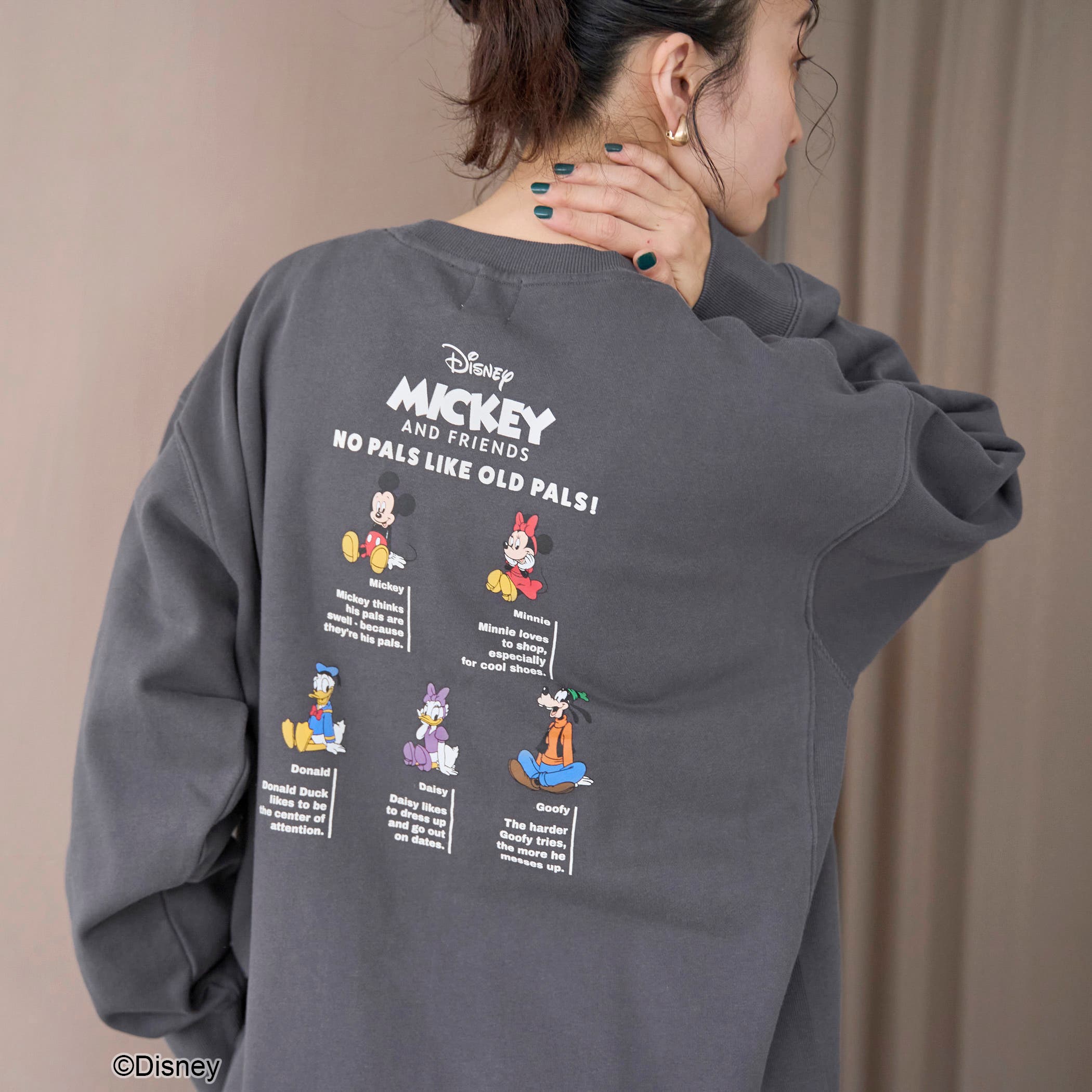 MICKEY（ミッキー） 別注】アソートロゴ裏毛スウェット（WEB限定サイズ