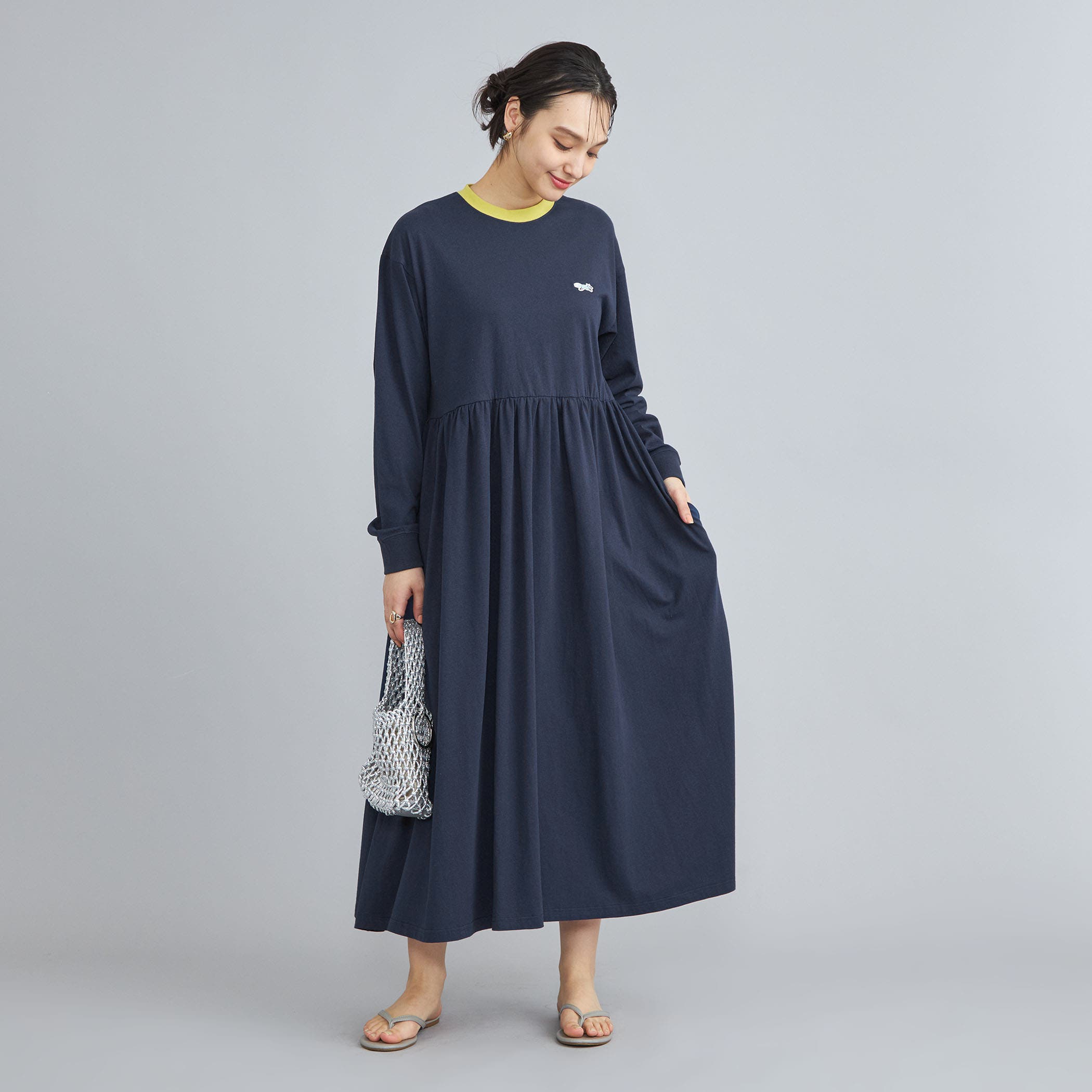 PENNEYS（ぺニーズ）別注切替えリンガーワンピース[品番