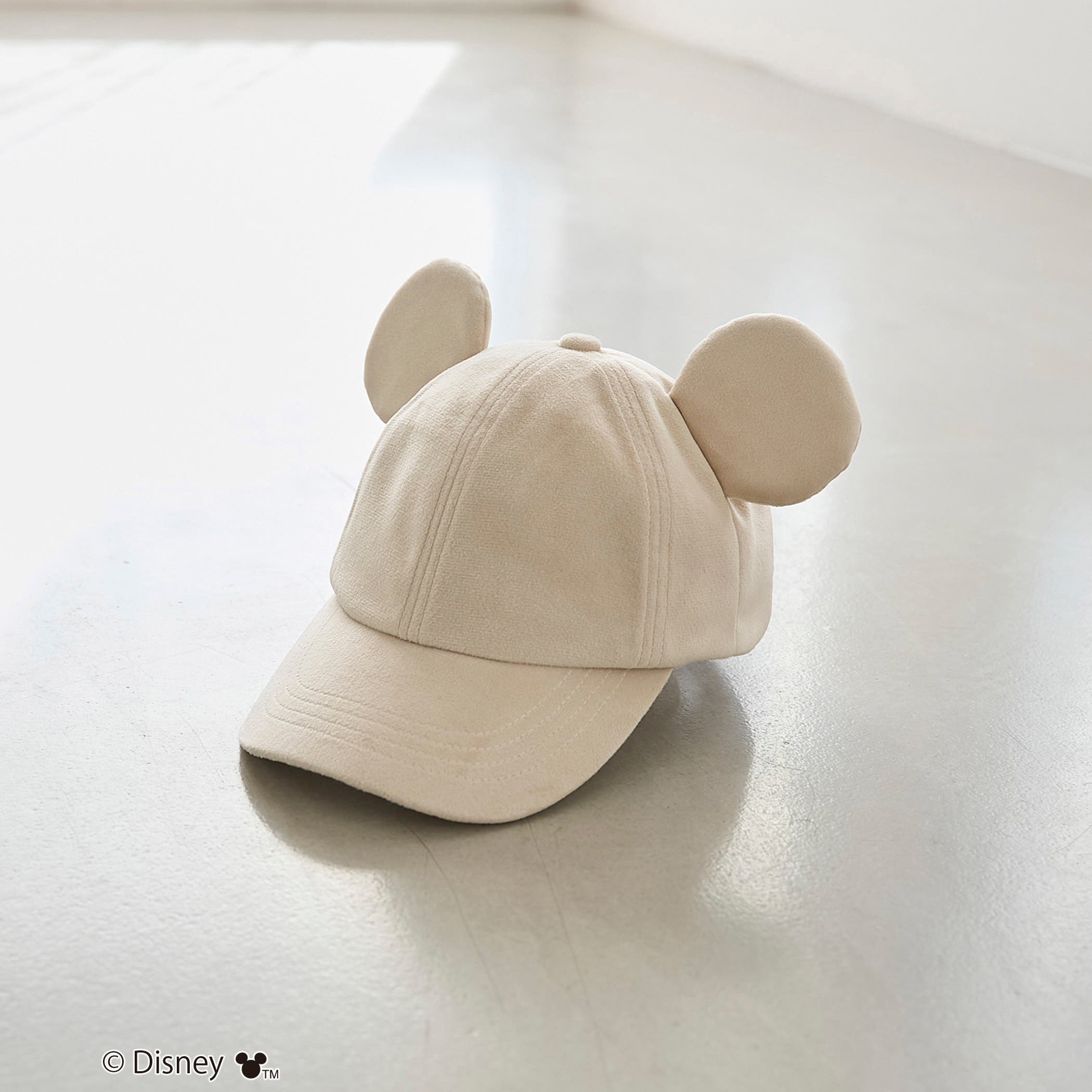 Disney／ディズニー】coen限定 耳モチーフ付きベロアキャップ[品番