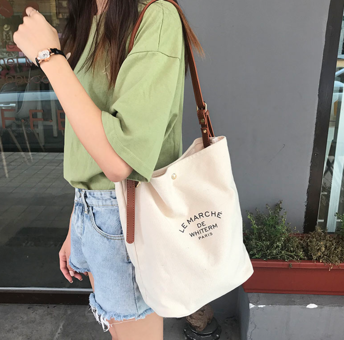キャンバス×レザー ハンドバッグ オフィス ショルダーBAG 楽天市場】【最大10％offクーポン&ポイント2倍】【送料無料