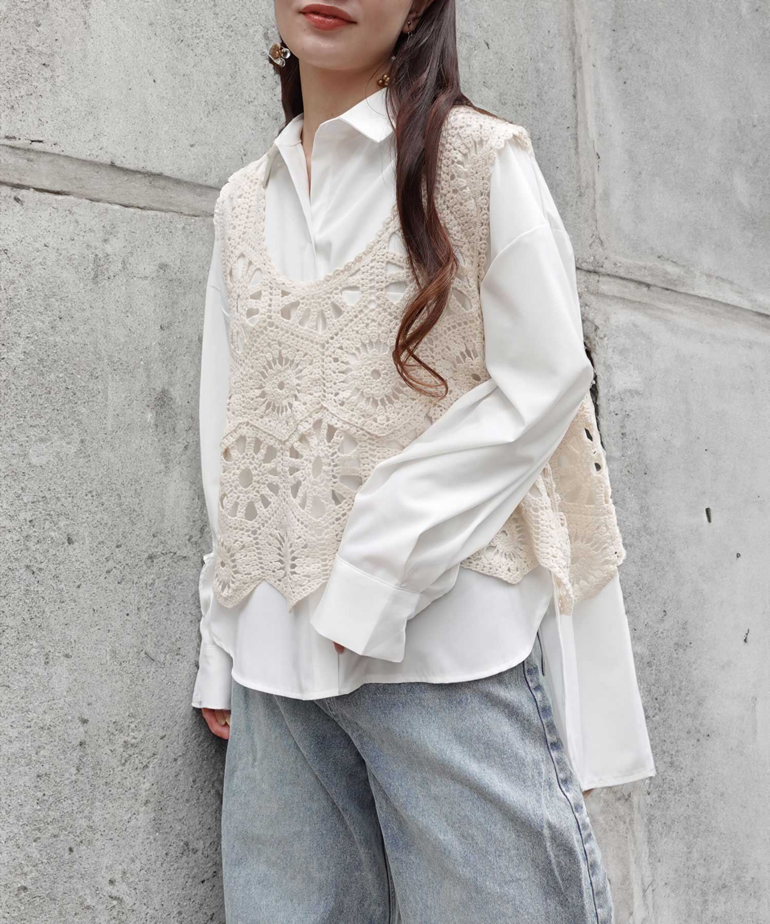 【solt】TAN タン ビスチェ MARTINA-Hazelnut-V-neck-Womens