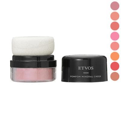 未使用 鏡付き ETVOS ポンポン　ミネラルチーク 6点セット エトヴォス / ポンポンミネラルチークの公式商品情報｜美容