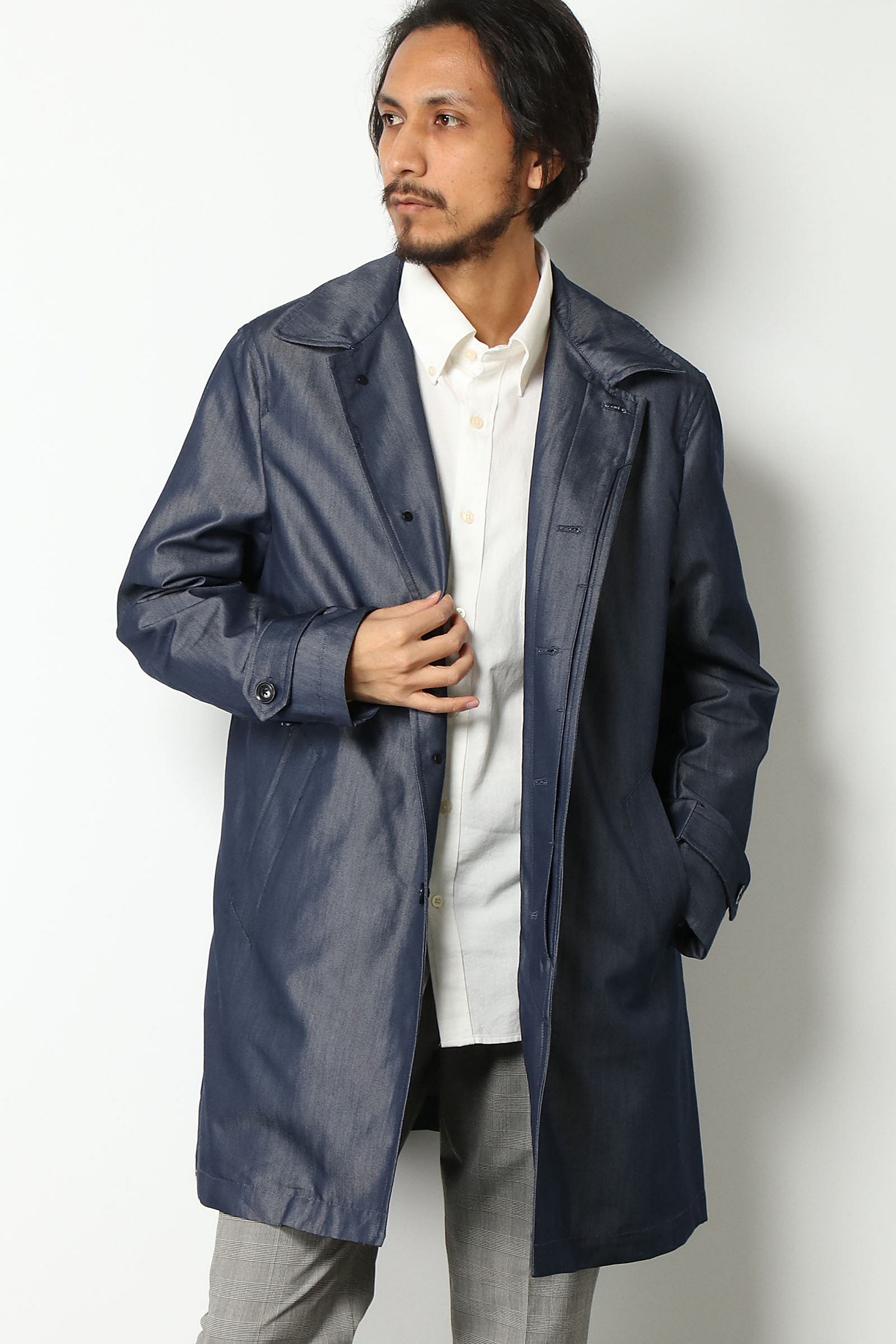 GP ライナー付きステンカラーコート[品番：IKAW0002468]｜ikka