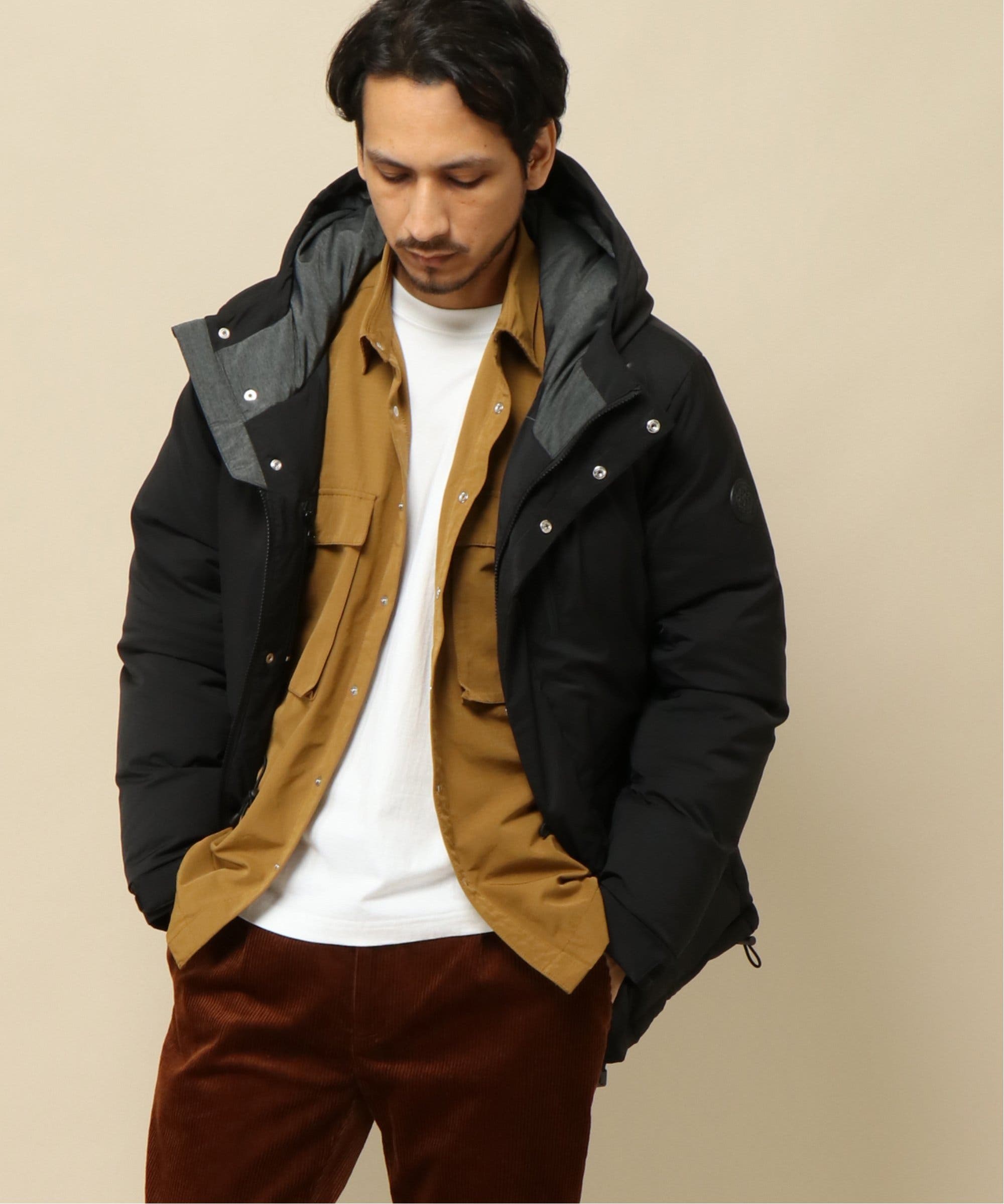 【クリーニング済】  ブラックダウン調ジャケット グリーンダウンジャケット[品番：IKAW0010647]｜ikka （イッカ）の