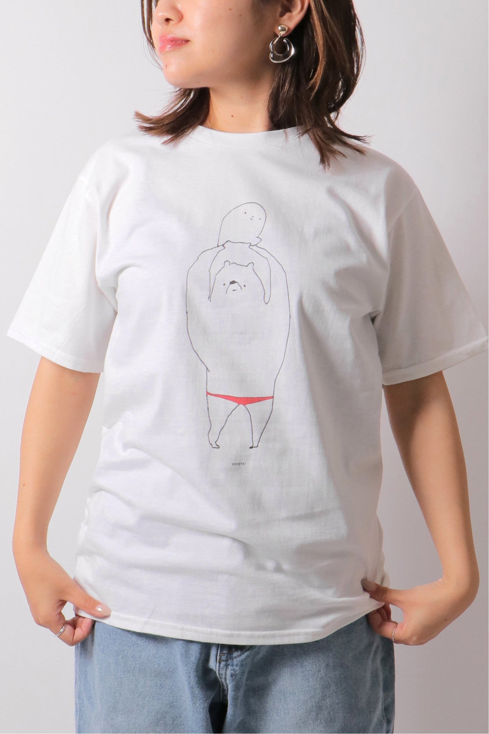 JAPAN ARTISTコラボ】小倉真 KONETA Tシャツ[品番：IKAW0009387