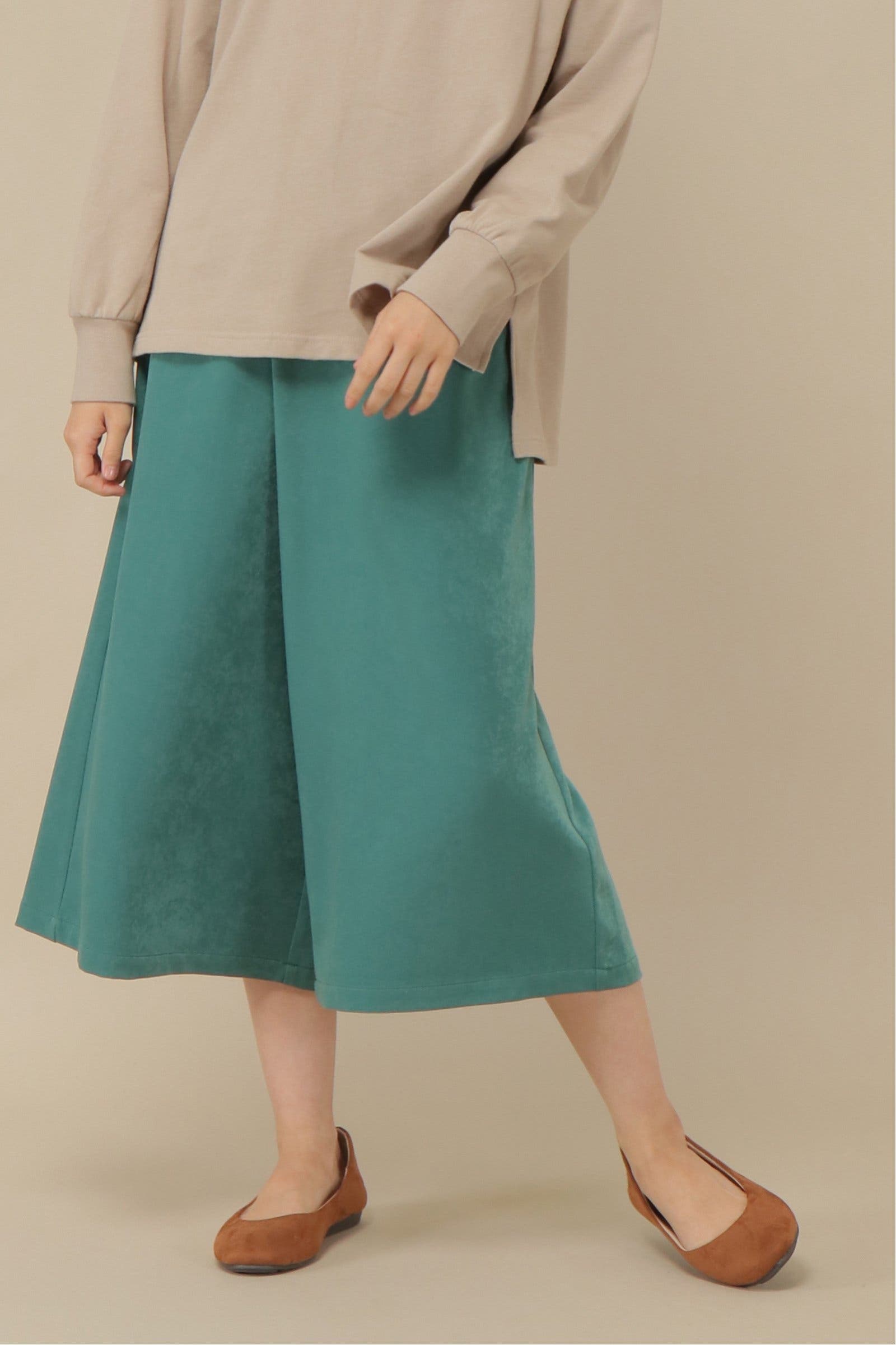 ベロアラップガウチョパンツ[品番：IKAW0009993]｜ikka （イッカ）の