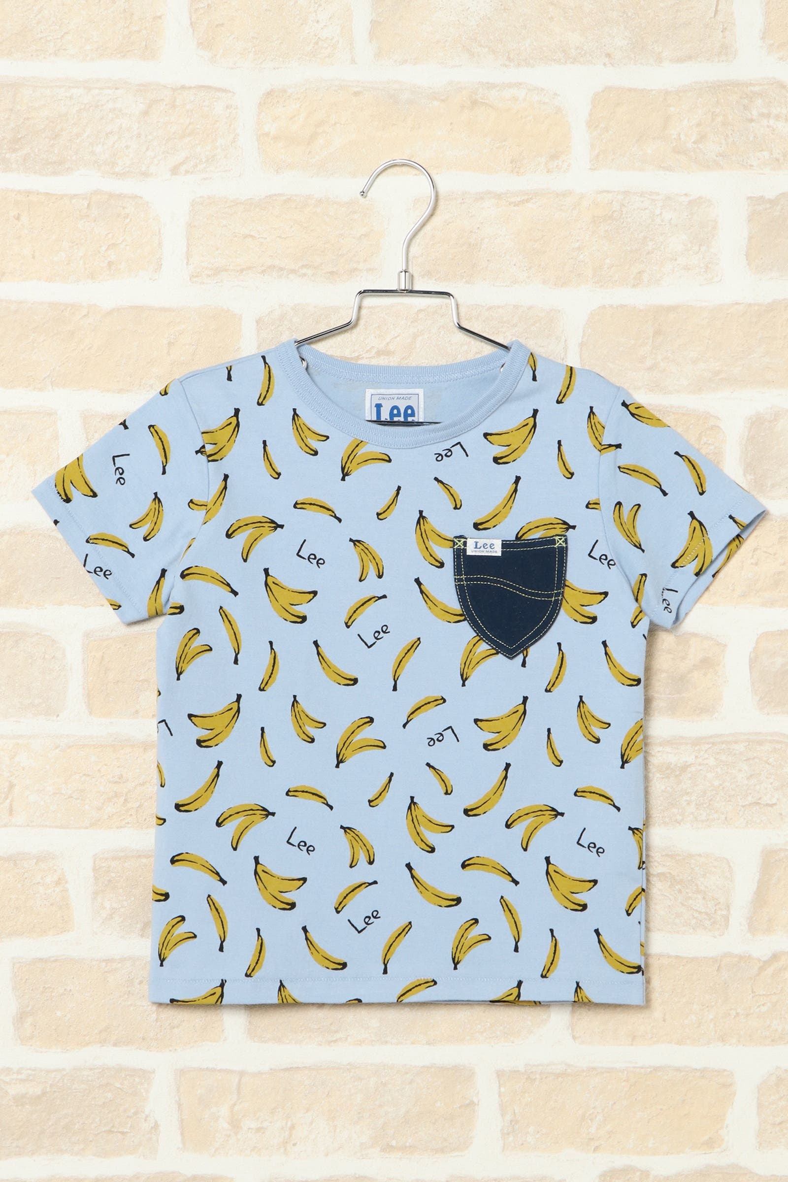 キッズ】Lee リー バナナポケットTシャツ（110～140cm）[品番 
