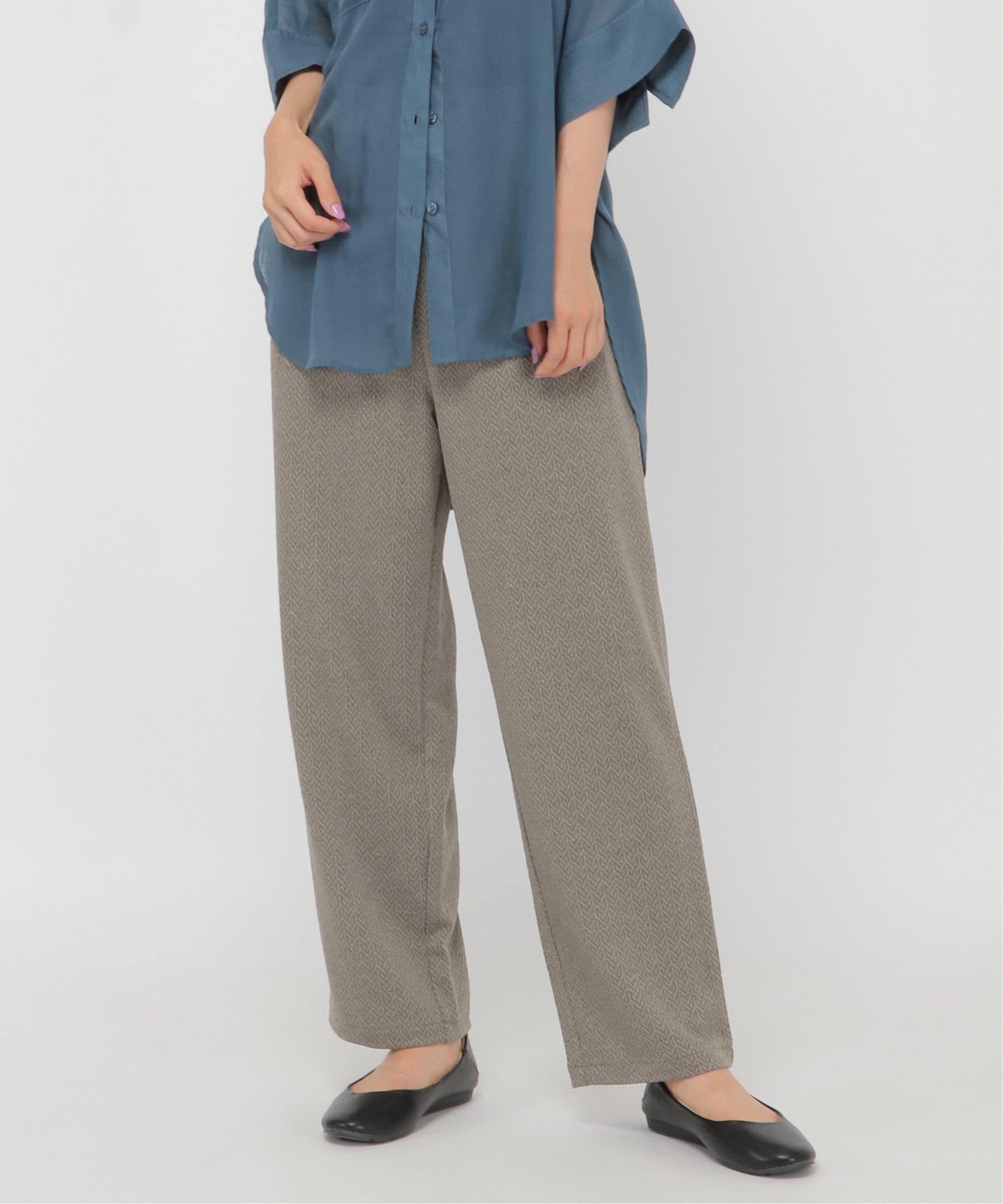 カットジャガード柄パンツ[品番：IKAW0013520]｜Lbc with Life（エル