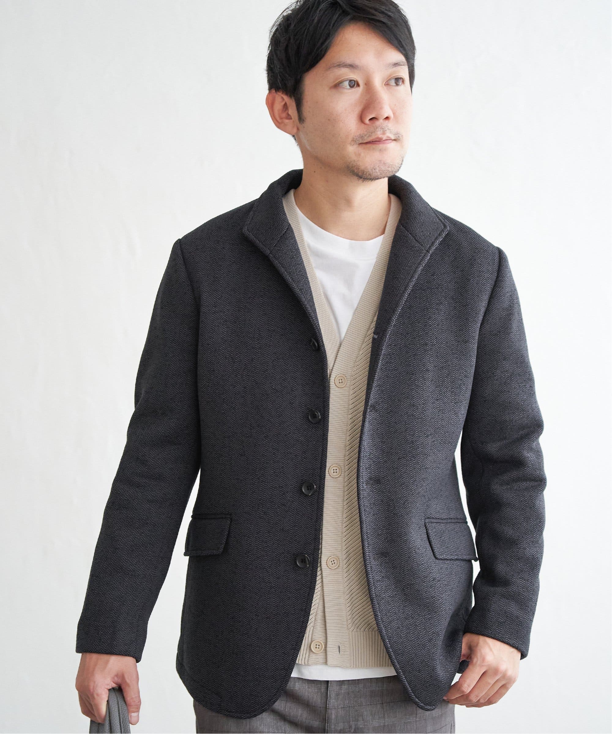 ウールライクニットスタンドジャケット[品番：IKAW0021584]｜ikka