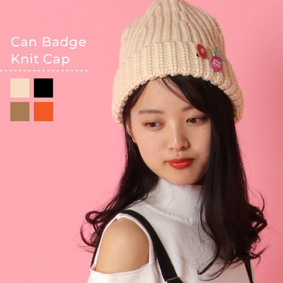 送料込】Ameri SIDE STRAP FLOWER KNIT CAP ニット帽 通販 | 三越