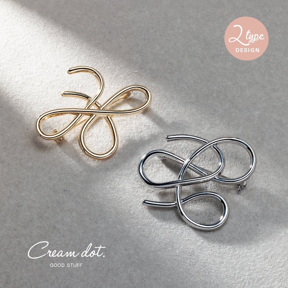 ブローチ 普段使い フォーマル[品番：CRMA0009062]｜CREAM-DOT