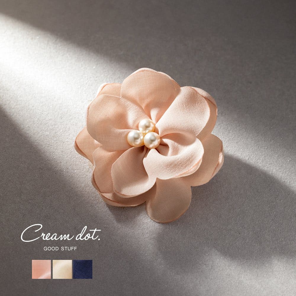 コサージュ パール フォーマル[品番：CRMA0009080]｜CREAM-DOT