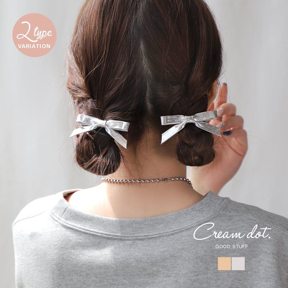 2点セット ヘアクリップ ヘアアクセサリー[品番：CRMA0009270]｜CREAM