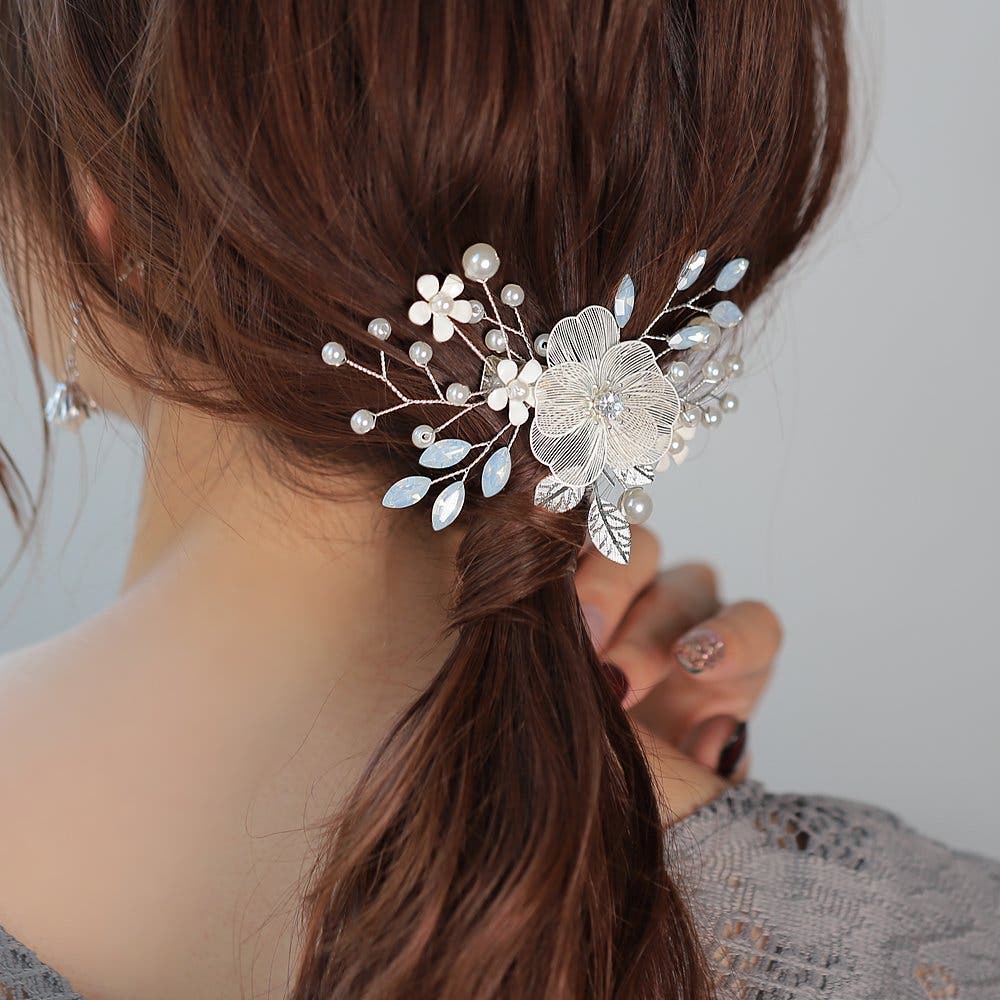 ヘアクリップ ヘアアクセサリー ヘッドドレス[品番：CRMA0009566