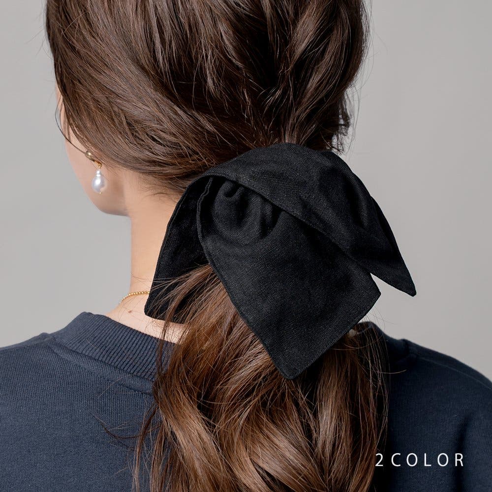 シュシュ スクエアシュシュ リネン[品番：CRMA0010325]｜CREAM