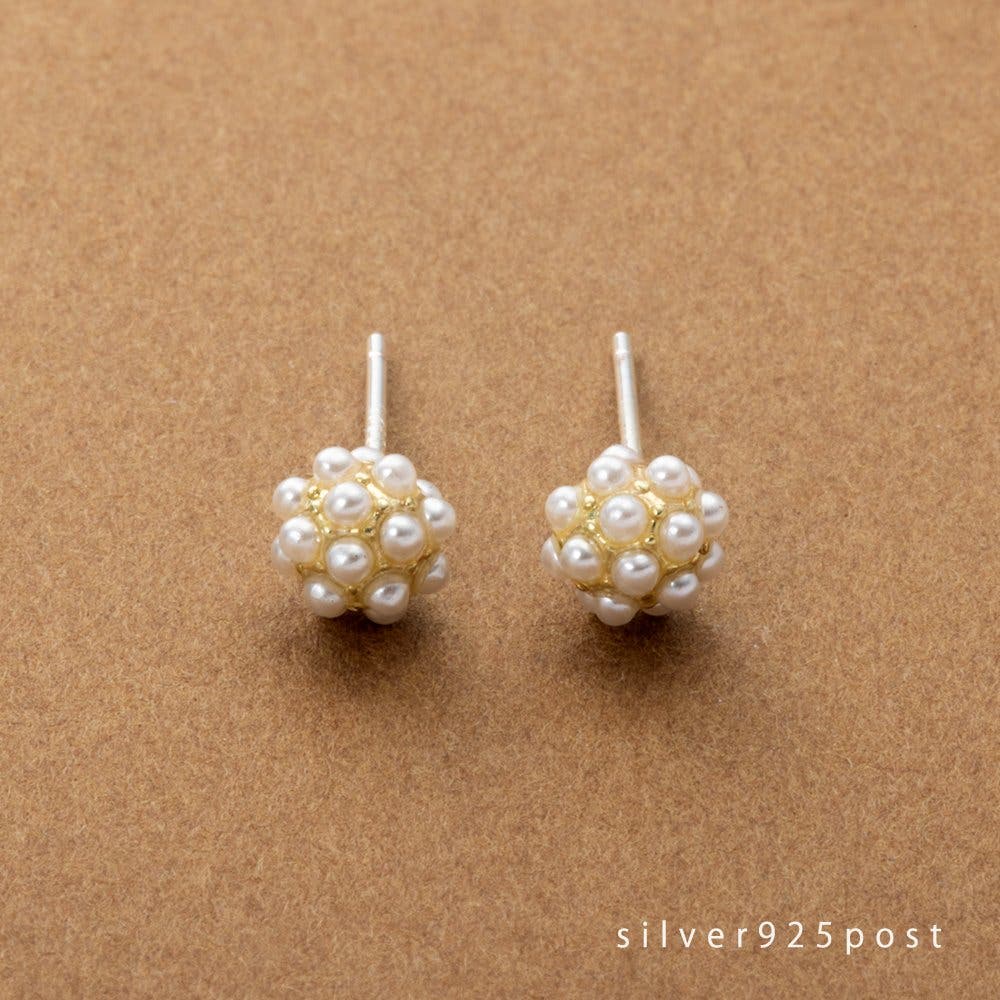 ピアス シルバーポスト 低アレルギー[品番：CRMA0010142]｜CREAM-DOT 