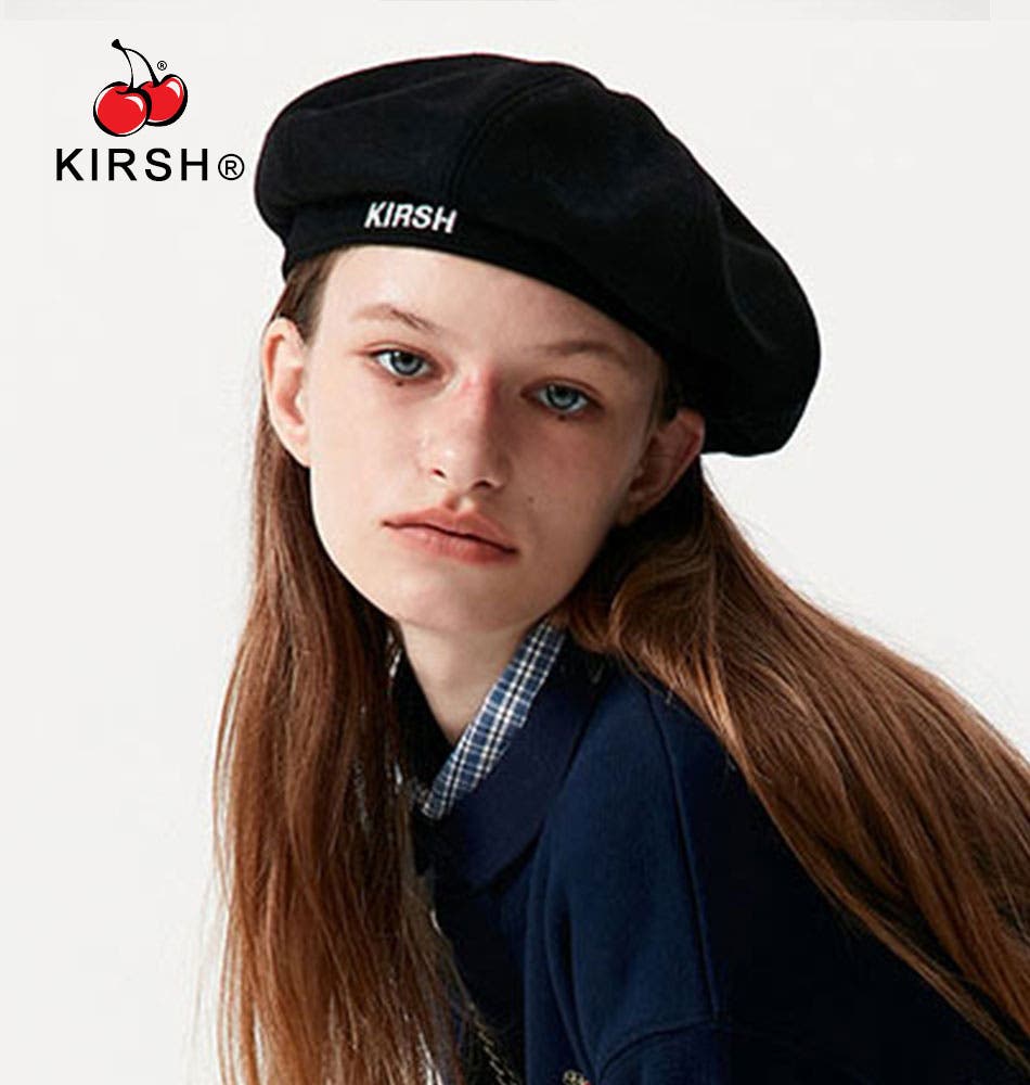 KIRSH 黒 ハンチング帽 男女兼用 かわいい