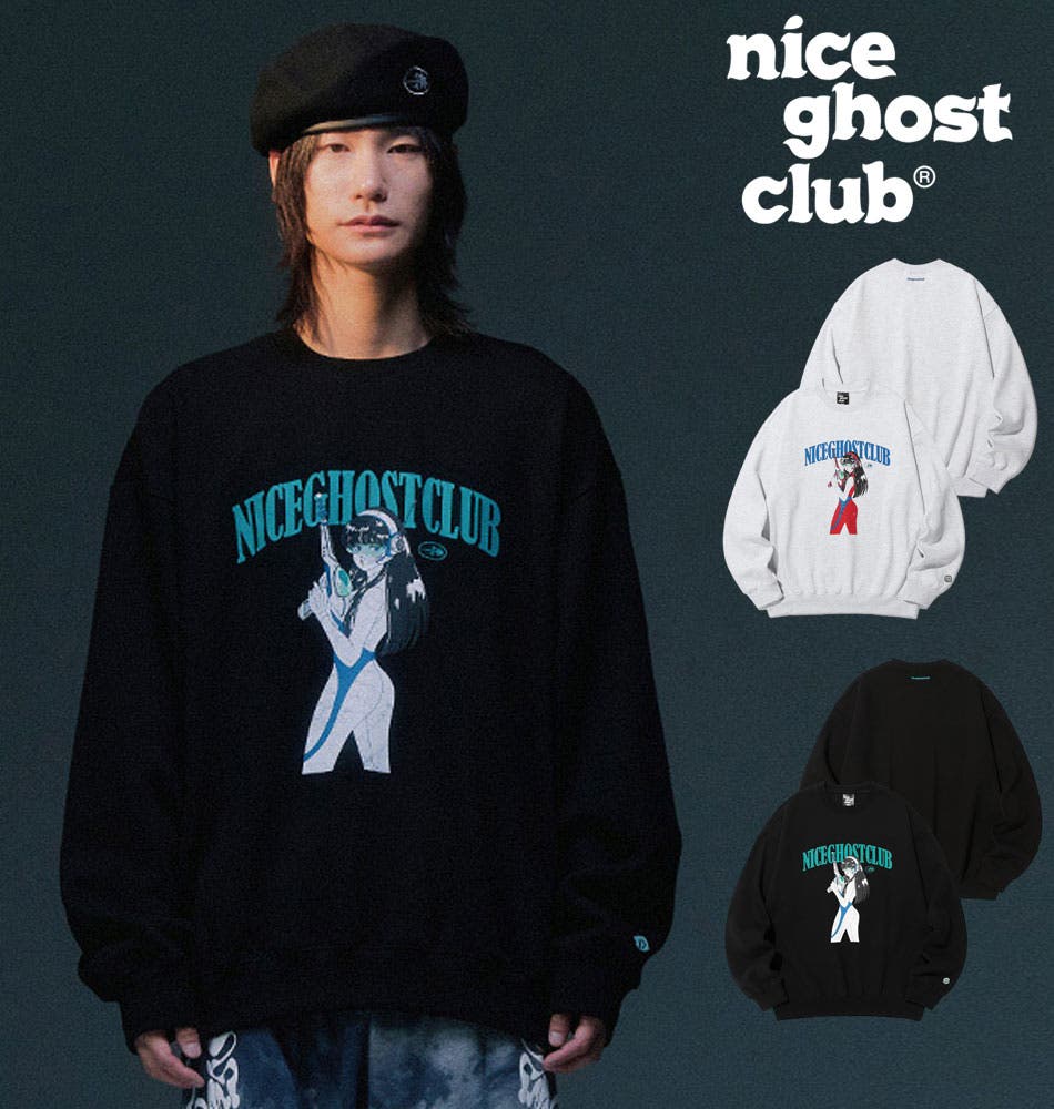 「NICE GHOST CLUB」 ジップアップパーカー L ブラウン レディース NICE GHOST CLUB（ナイスゴーストクラブ）の「A'GEM/9 × .kom