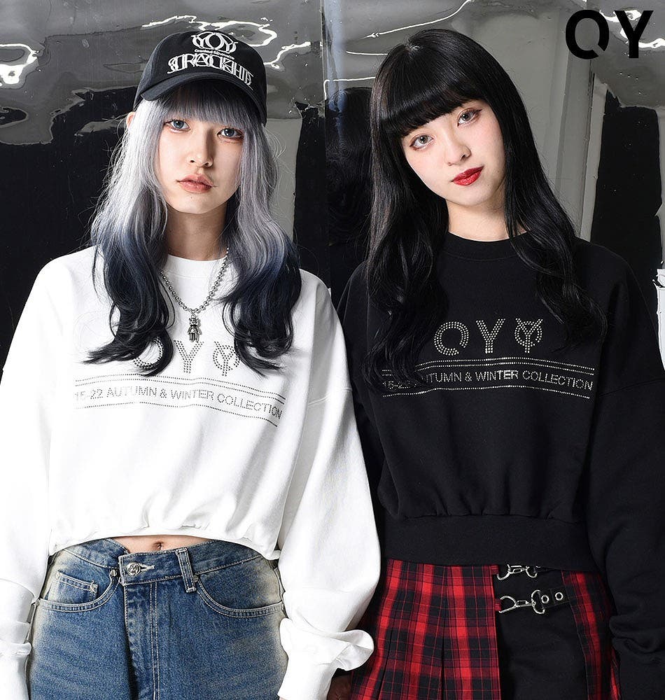 OY オーワイ ラインストーンロゴ[品番：PBIW0001755]｜DAESE