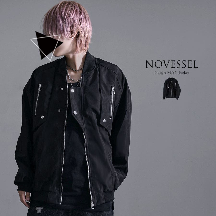 NOVESSELオーバーサイズデザインMA1ジャケット 全1色 NOVESSELオーバーサイズデザインMA1ジャケット 全1色