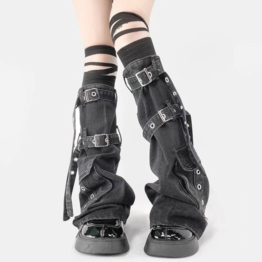 NOVESSELベルトレッグウォーマー 全1色 ルーズソックス[品番